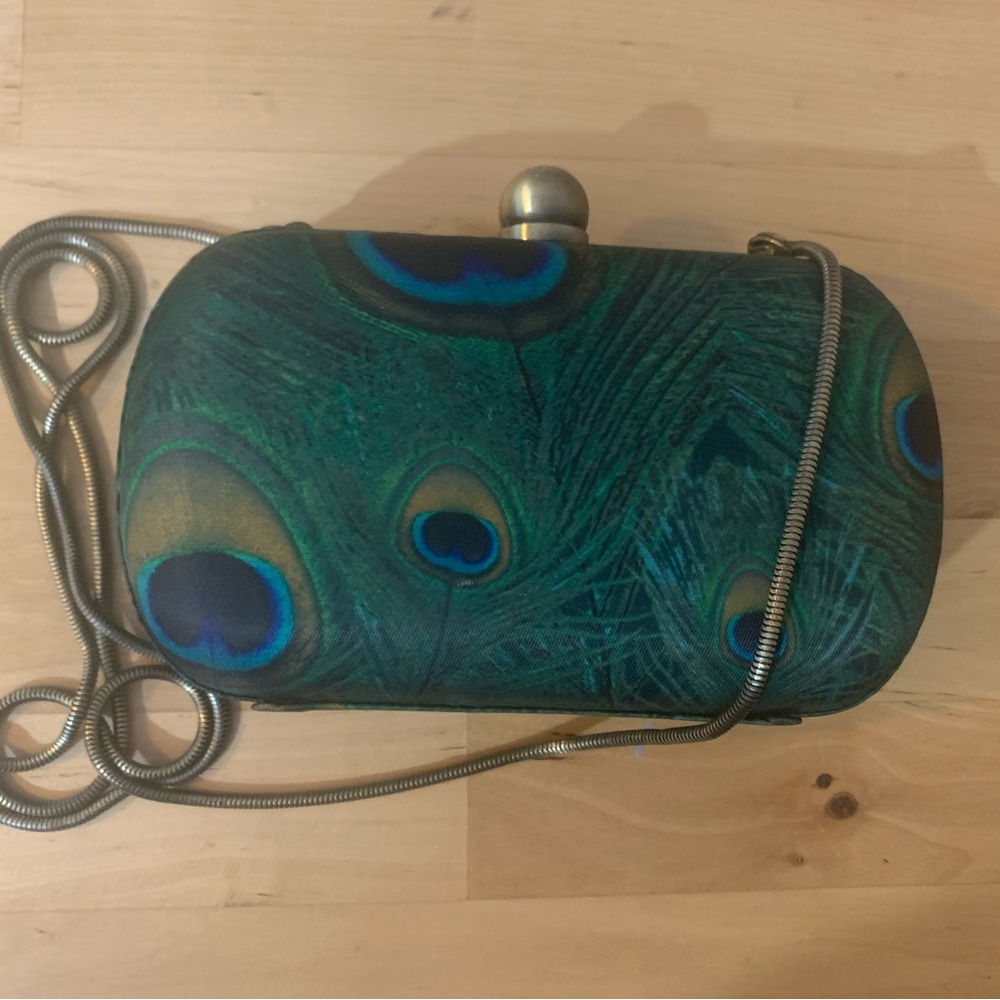 Lucky Brand peacock evening bag